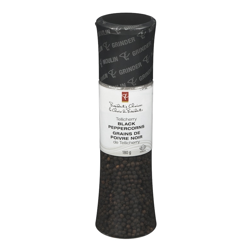 President's Choice Tellicherry Black Peppercorns - 180 g