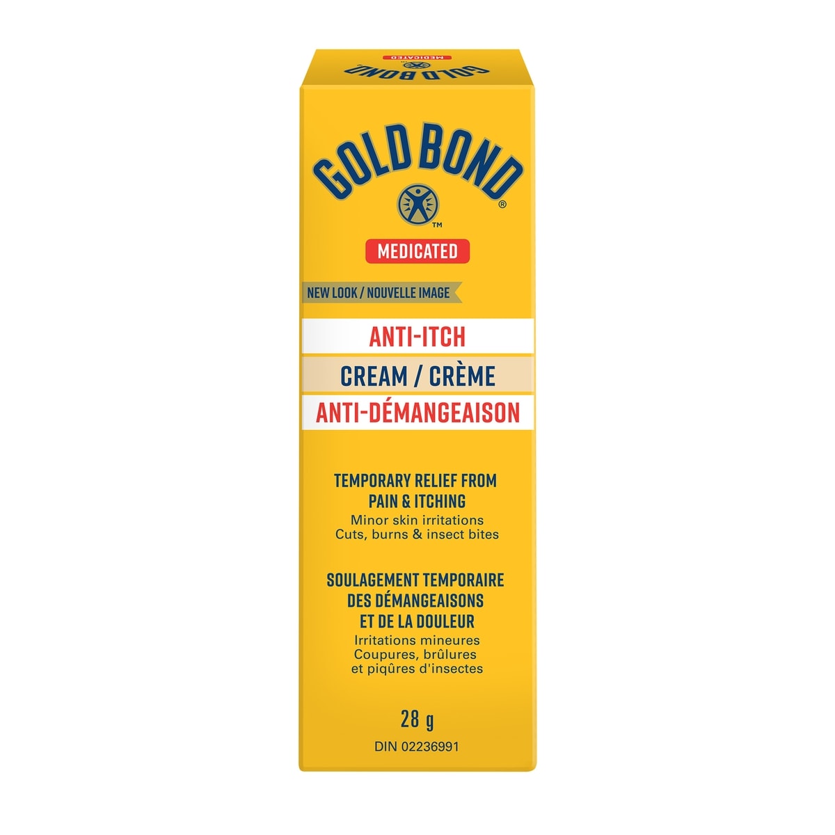 Gold Bond Medicated Anti Itch Cream, Hand and Body Cream that Provides Temporary Pain and Itch Relief from Minor Cuts and Burns, Skin Irritation, Scrapes, Insect Bites and Sunburn 28 g, $26.75/100g