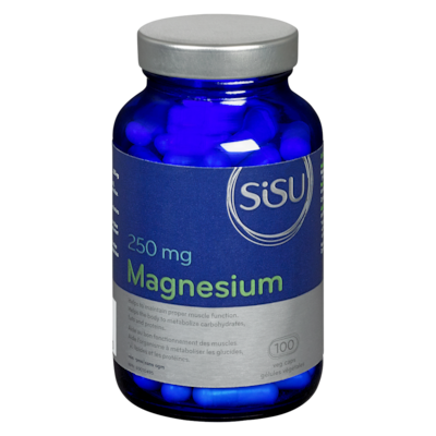 Sisu Magnésium 100 ea, 0,24 $/1ch