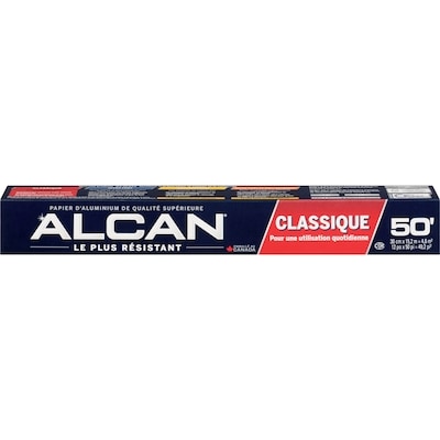 ALCAN Papier d’aluminium, 50 pi 1 ea, 5,00 $/1ch