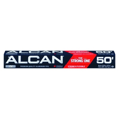 ALCAN Papier d’aluminium, 50 pi 1 ea, 4,79 $/1ch