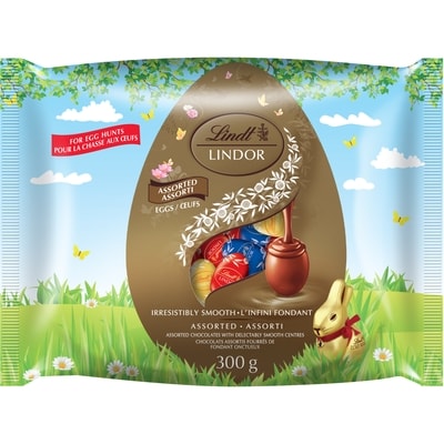 Lindt Mini œufs LINDOR assortis au chocolat 300 g, 4,67 $/100g