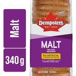 Dempster Malt Bread 340 g, $1.76/100g