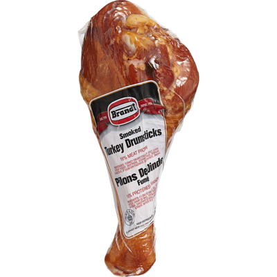 Brandt Smoked Turkey Drumsticks $19.90/1kg $9.03/1lb