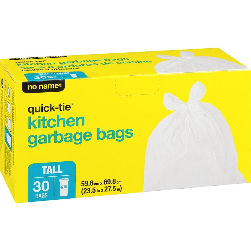 Quick-Tie Tall Kitchen Garbage Bags