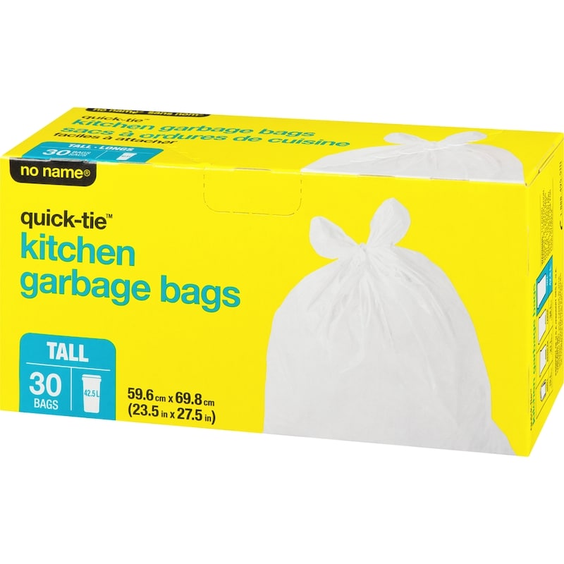 Quick-Tie Tall Kitchen Garbage Bags