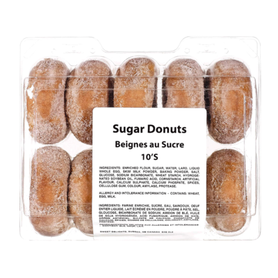 Sweet Delight Sugared Donuts 10x530.0 g, $0.12/100g