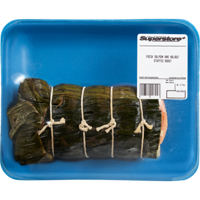 null Rôti de saumon et de flétan 55,09 $/1kg 25,00 $/1lb
