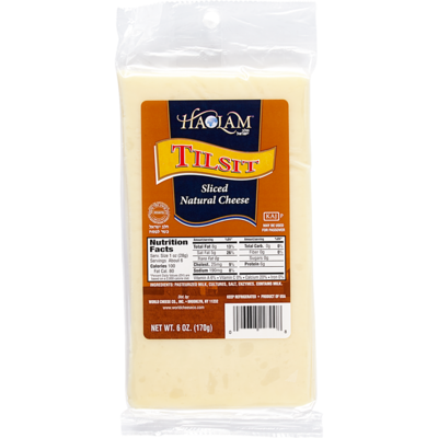Haolam Fromage tilsit casher tranché 170 g, 5,88 $/100g