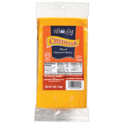 Cheese, Kosher Sliced, White Cheddar