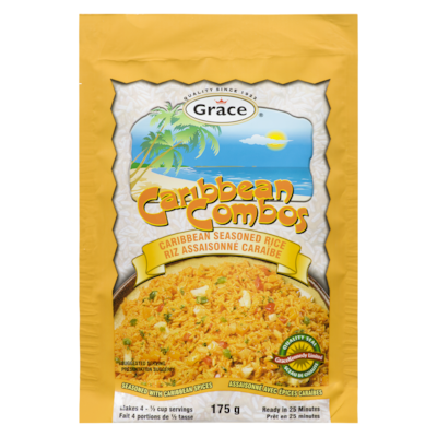Grace Caribbean Combos Seasoned Rice 175 g, $1.71/100g