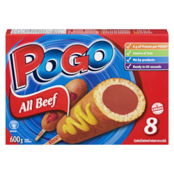 Pogo All Beef Corn Dogs 600 g, $1.83/100g