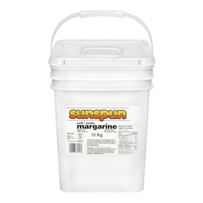 Sunspun Margarine molle 13 kg, 0,32 $/100g