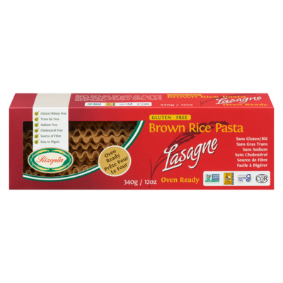 Rizopia Brown Rice Lasagna 340 g, $0.97/100g