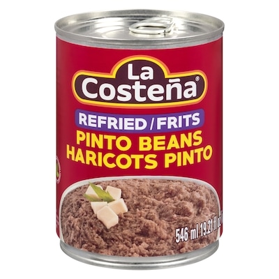La Costena Refried Pinto Beans 546 ml, $0.79/100ml