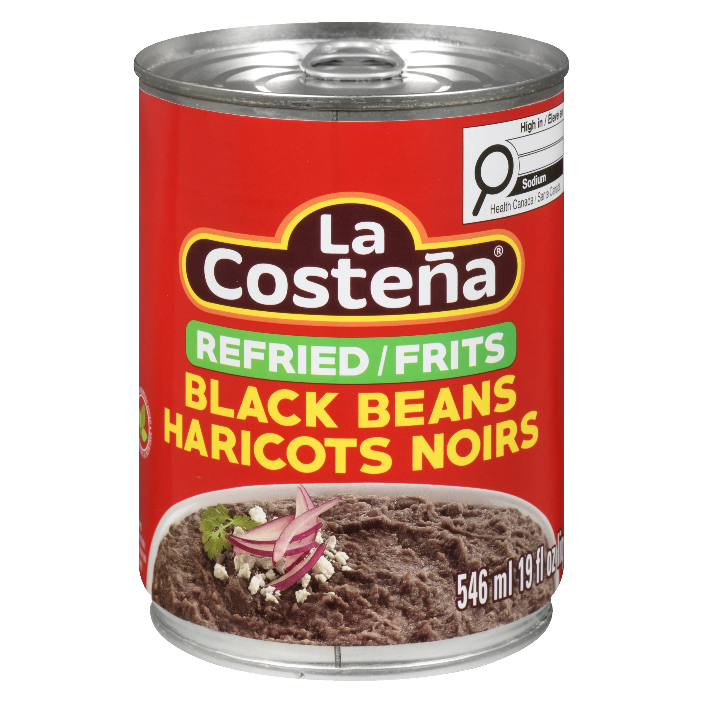 La Costena Refried Black Beans 546 ml, $0.73/100ml