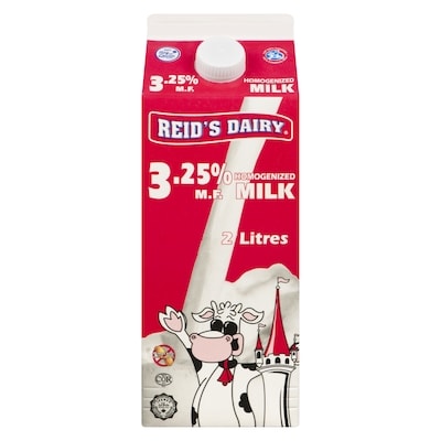 Reids Homogenized Milk  2 l, $0.31/100ml
