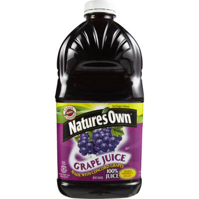 Natures Own Kosher 100% Grape Juice 1.89 l, $0.53/100ml