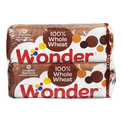 Weston Whole Wheat Bread 2x675.0 g, $0.37/100g
