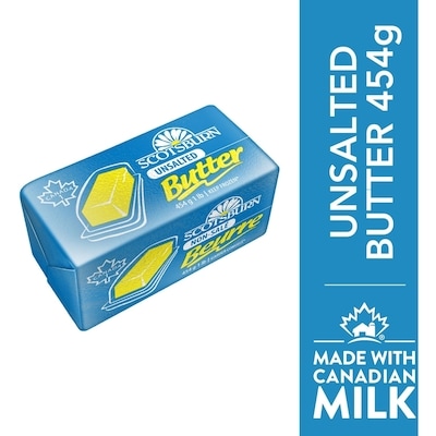 Scotsburn Unsalted Butter 454 g, $1.32/100g