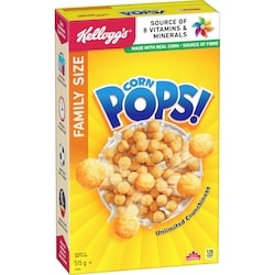 Kelloggs Corn Pops Cereal, Family Size - 515 g | Your