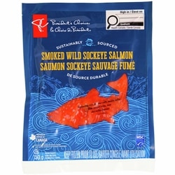 le Choix du Président Saumon Sockeye Sauvage Du Pacifique Fumé 150 g, 9,33 $/100g