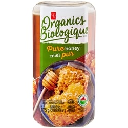 PC Organics Pure Honey 375 g, $2.40/100g