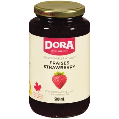 Dora Dora Confiture avec Pectine Fraises 500 ml, 0,80 $/100ml