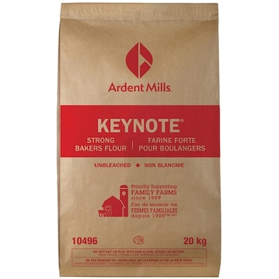 Ardent Mills Keynote Strong Bakers Flour, Unbleached (Case) 20 kg, $0.15/100g