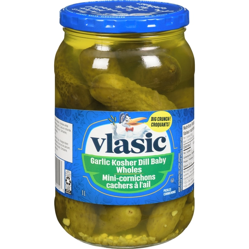 Kosher Baby Dill Pickles, Garlic