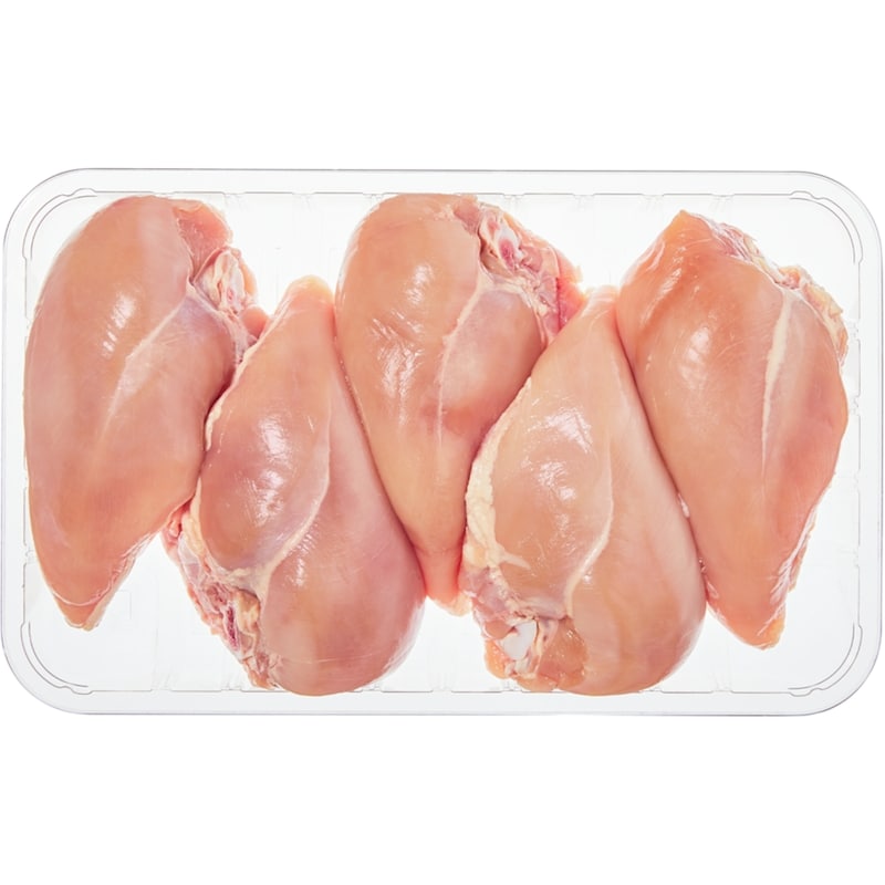 Poitrines de poulet sans peau