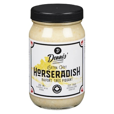 Dennis Extra Hot Horseradish 250 ml, $2.60/100ml