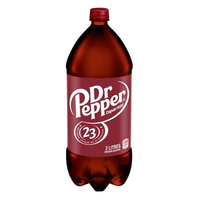 Dr Pepper Dr Pepper Boissons gazeuses 2 l, 0,21 $/100ml