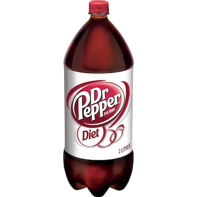 Dr Pepper Diet Soda 2 l, $0.17/100ml