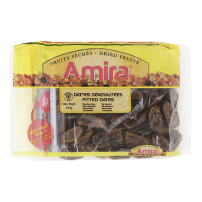 Amira Pitted Dates 454 g, $1.10/100g