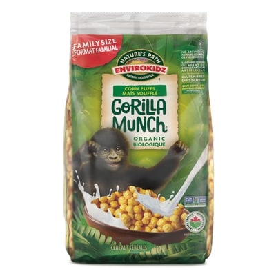 Nature's Path Organic Gorilla Munch Cereal 650 g, $1.84/100g