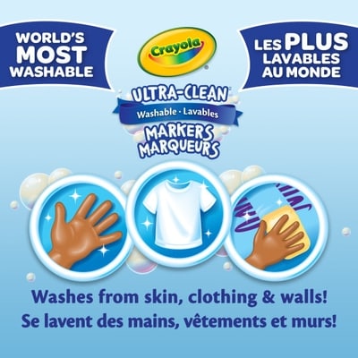Ultra-Clean Washable Fine Line Markers, 12 Count