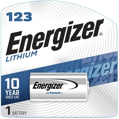 Energizer Battery 123 3V Lithium 1 ea, $8.49/1ea