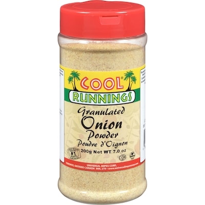 Cool Runnings Poudre d’oignon granulée 200 g, 2,75 $/100g