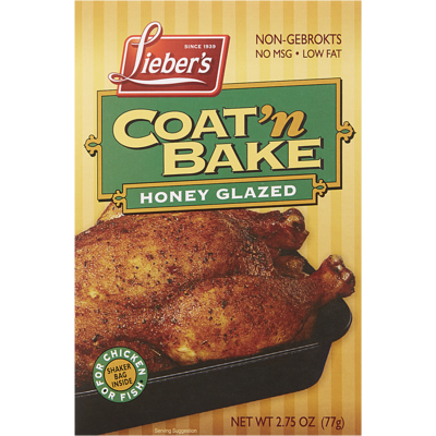 Liebers Coat N' Bake Honey Glaze 77 g, $5.18/100g