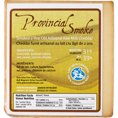 null Provincial Smoked Cheese $5.79/100g $26.27/1lb