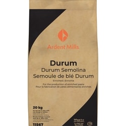 Ardent Mills Farine de semoule de blé dur 20 kg, 0,14 $/100g