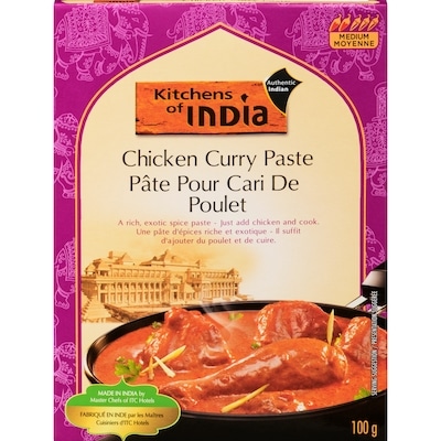 Kitchens of India Chicken Curry Paste 100 g, $1.99/100g