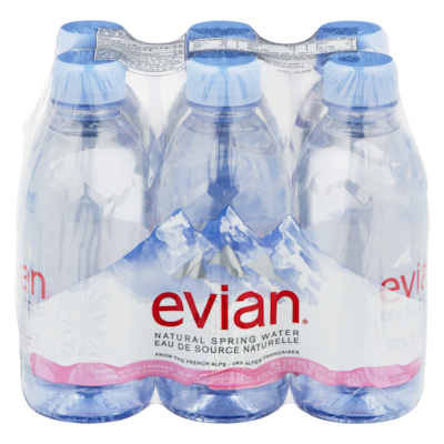 Evian Eau de source naturelle 6x330.0 ml, 0,53 $/100ml