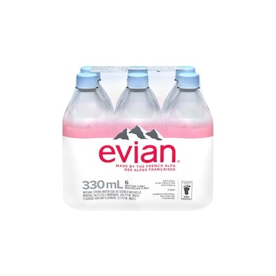 Evian Eau de source naturelle 6x330.0 ml, 0,56 $/100ml