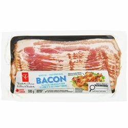 President's Choice Reduced Salt Bacon 500 g, $2.00/100g