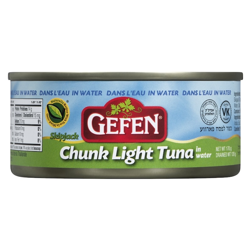 Kosher Chunk Light Tuna, In Water