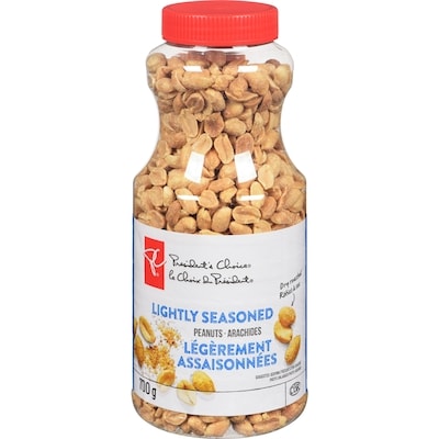President's Choice Peanuts Dry Roasted & Lightly Seasoned 700 g, $1.00/100g