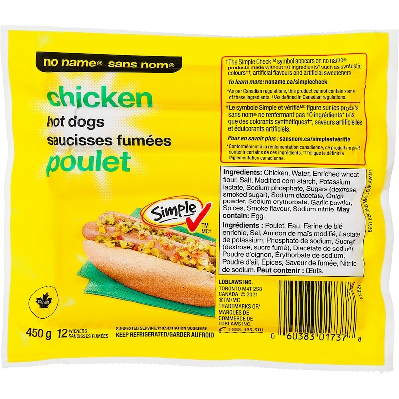 Chicken Hot Dogs