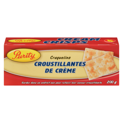 Purity Biscuits, Cream Crisp 200 g, $2.75/100g